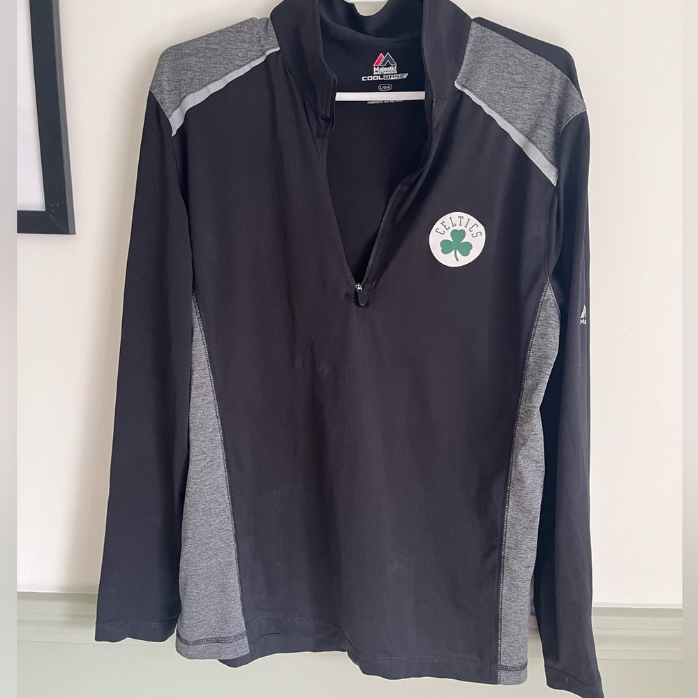 Celtics quarter zip